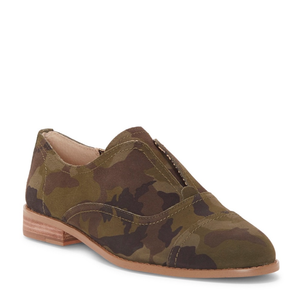 Women’s 1.State Fredie Camo Slip On Laced Loafer Size 5.5 Business Casual NIB